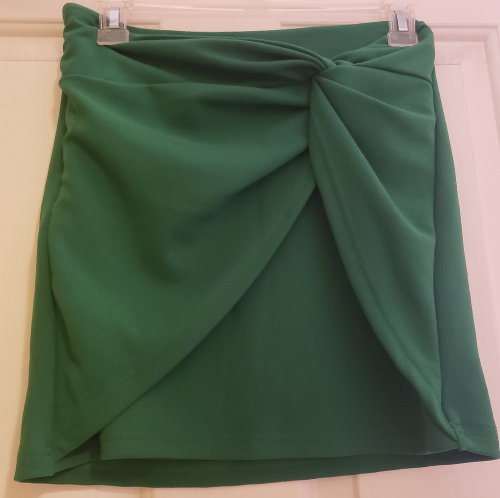 SHEIN Green Mini Skirt